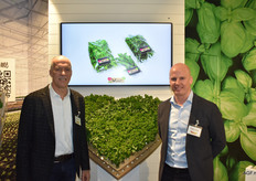 Piet van Vugt and Thomas Bahlman with Van Vugt Kruiden, who expanded their greenhouse acreage with 5 ha last year.