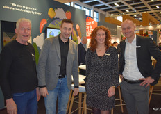 Kees Stijger, grower of colourfull tomatoes, with TNI team Marvin Rapmond, Stefanie Sinack & Martijn van den Berg