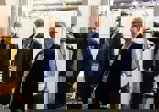 Peter Zethof and Jack van Batenburg of Shakti Cocos were visited by Geerten van Eldik, Eldik Business Development