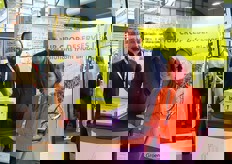 David Abeijon, Jurgen Verheyen & Gaby van Kemenade with Biobest