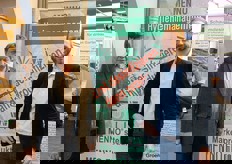 Laurents Kempkes & Christian Eidam from Menno Chemie, manufacturer of disinfection products