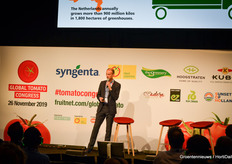 Wilco van den Berg with the Groentenfruit Huis 