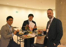 Tetsuo Ueda and Yuki Otsuka (Miyoshi Group) and Jos Aben (Hellios)