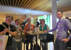 Scott Mattner (VSICA Research), Nicole Gallace (pcfruit), Anne Cortleven (pcfruit), An Ceustermans (Mycology) and Serge Remy (pcfruit)