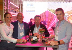 Lisanne Helmus-Schuddebeurs (Rijk Zwaan), Koen Vangorp (MechaTronix), Wilbert van Oers (Horti-Consult International) and Frederik Van Houdt (Beirinckx Luc bv)