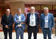 Maarten De Moor (LAVA), Philippe Appeltans (BelOrta), Hans Vanderhallen (Coöperatie Hoogstraten) and Luc Vanoirbeek (VBT)