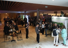 Cosy crowds between sessions