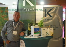 Bart Sels of Koppert at the company's stand