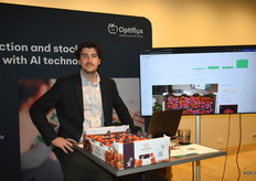 Joost Dirckx at the Optiflux stand