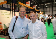 Paul Stoffels and Lode Erreygers of Stoffels Tomatoes.