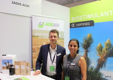 Erik Akerboom and Pamela Nunez of Jadis Agri biostimulants.