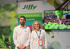Isidoro Sanchez Boye and Salome Broekhuizen of Jiffy
