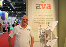 Johan Nooren of Angus Soft Fruits. Their raspberry variety Ava Moret is catching on well in north-western Europe.