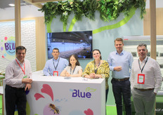 Horacio Ozer Ami (right) with the ByBlue team, which recently announced the investment of a new blueberry farm in Peru.