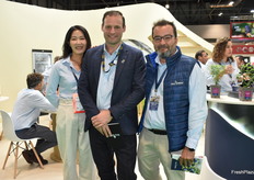 Ellen Kim, Teun Leenders and Antonio Alamo Bermudo of Fall Creek Nursery.