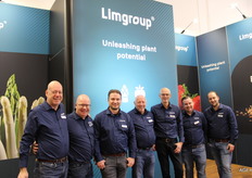 Jurgen Verheyen, Marco Peeters, Roland Sweijen, Stefan Pohl, Vincent Deenen, Sjoerd Gipmans and Puck Hermans of Limgroup, the strawberry and asparagus breeder