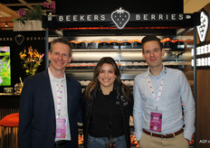 Elwin Sterrenburg, Kelly Nollen and Koen Mathijssen of Beekers Berries / BerryWorld