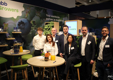 AbbGrowers' berry team with Sem, Fred and Suzan Douven, Luka Maksimovic, Jos Aben and Dave Castle