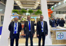 Nico van Vliet of Bayer among his Spanish colleagues José Luis Péreza and Miguel Sanchez