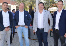 Art Alblas and Nick Leeuwis of Diosafruit (pepper export from own cultivation), Jasper Houtenbos and Timo Snel of Brassica Trade.