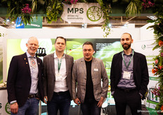 Arthij van der Veer (celebrating his 25th anniversary with the club), René Rombouts, Hans Rust and Maik Mandemaker of MPS.