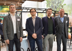 Ritvars Vegis, Renars Skudra, Karl Janssens and Peter Sallads with Agaris.