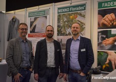 Jan Nevermann, Torsten Scherweit and Christian Eidam with Menno Chemie.