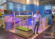 Jeroen van Beek with Saled represents the INDO team 