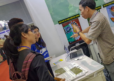 The Vietnamese academy of agricultural sciences showed their research projects.