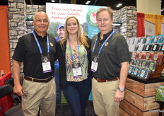 Rod Bangert, Sarah Quackenbush, and Brian Klumpp with North Bay Produce. 