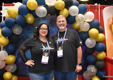 Alma Lorenzo and Mike Bowe with Dave's Specialty Imports were excited for Star Trek The Final Frontier theme. 