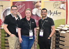 Team Highline Mushrooms from Canada. From left to right: Jose Cambon, Sabrina Pokomandy, Prakash Ganesan. 