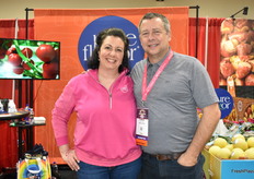 Lindsay Gammon and Chris Veillon with Pure Flavor. 