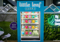 The Little Leaf shelve showed their various lettuce products