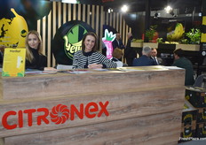 The lovely hostesses of Citronex, a Polish banana and tomato exporter.