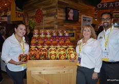 Lori Castillo, Sarah Duvall and Amit Patel with NatureSweet