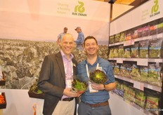 Rijk Zwaan's Jan Doldersum and Roel Janssen from Philips.