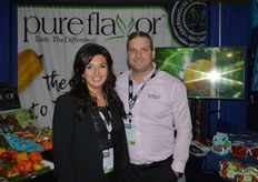 Tiffany Sabelli and Matt Mastronardi with Pure Flavor.