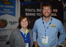 Tami Long and Hunter Gibbs with Nash Produce