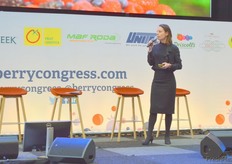 Marieke Appel from Driscoll’s (EMEA, speaking about new trends in the International Berry Market and How to React.