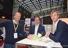 Jorrit De Vries from Planasa, along with Joost and Martijn van Oers.