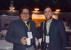 Dante Anton from FruitWorld and Daniel Badeso from Dittmeyer's Frucht-Plantagen.
