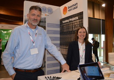 Nick Field and Hannah Sedman at Bosman van Zaal/ CMW providing a whole range of services to the greenhouse industry. CMW was bought out by Bosman van Zaal in May and according to Nick it is working out very well.