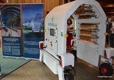 The robot from Saga Robotics which is being used at Berry Gardens.