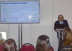Eric Duncan from Coveris spoke about the merits of plastic pagaging as well as alternatives.