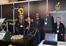 The team at B-hive Innovations they technology which can predict the sizes of potatoes and a also a prototype of a machine which can scan the tubers when they are still underground.