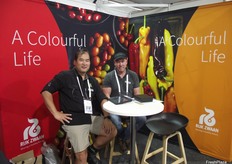 Sam Kim and Phill Ritchie from Rijk Zwaan Australia