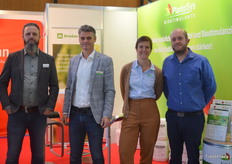 Roy van de Meene (Royal Brinkman), Alwin Scholten (Plantosys), Joyce Rasquib, and Marcel Endisch from Grodan.