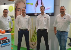 The team from Teboza with Managing Director Will Teeuwen (2nd from left).