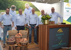 A successful first day at the booth of Lenders is slowly coming to an end. In recent years, the company has increasingly focused on the distribution of sweet potato plants.